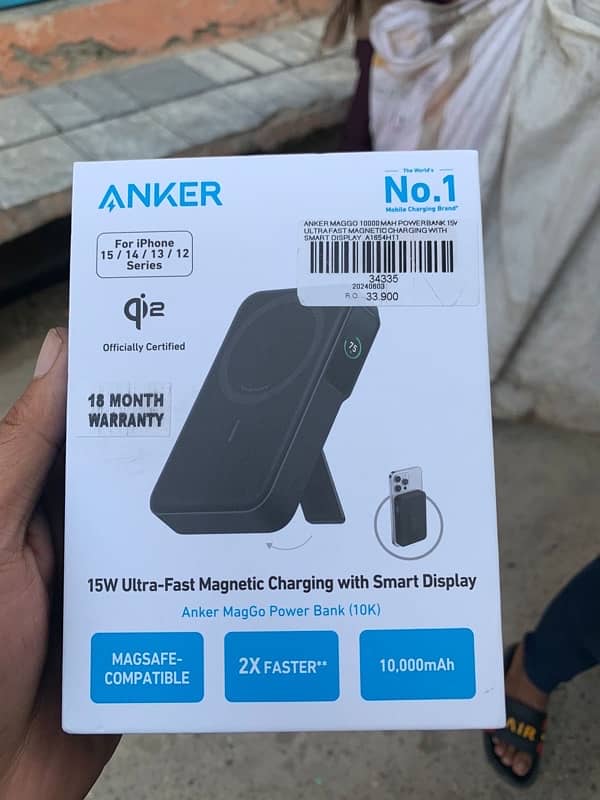 Anker magsafe power bank 10k mah 0