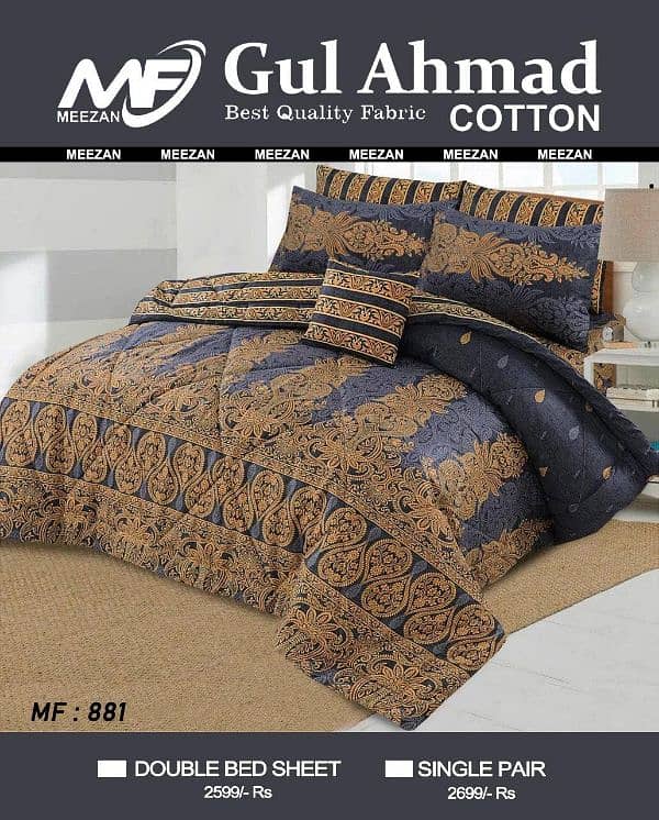 Gul Ahmed bedsheets 3