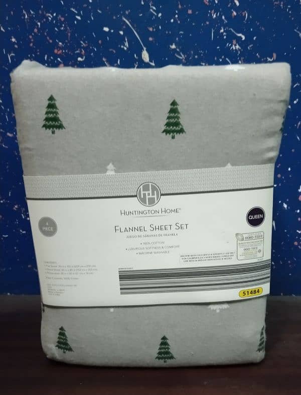 4 Piece Flannel Bed sheet set 2