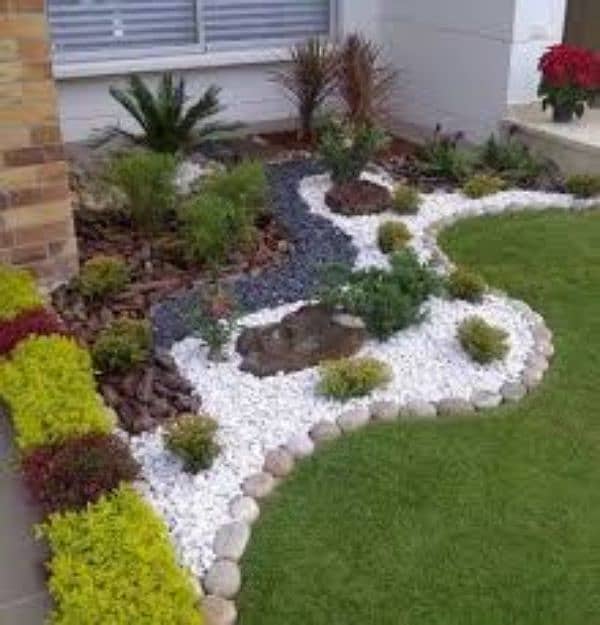 stone mix | Garden decore pebbles | garden 2