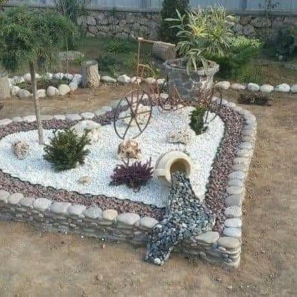 stone mix | Garden decore pebbles | garden 5