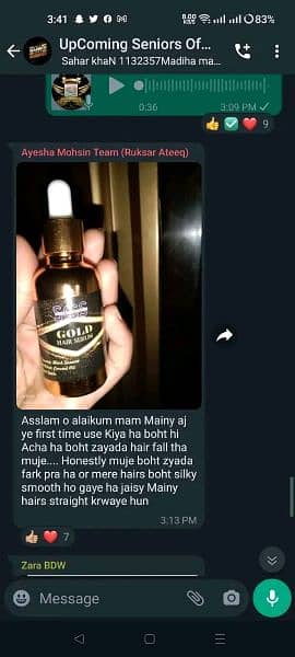 Hair serum aur amazing results 2