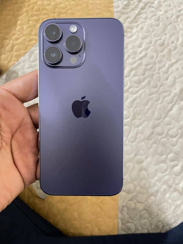 iphone 14 pro max 10/10 deep purple 1