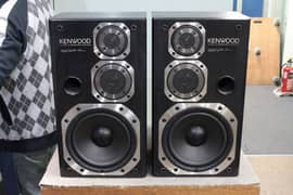 Kenwood speaker's pair 80 watt each box 8"