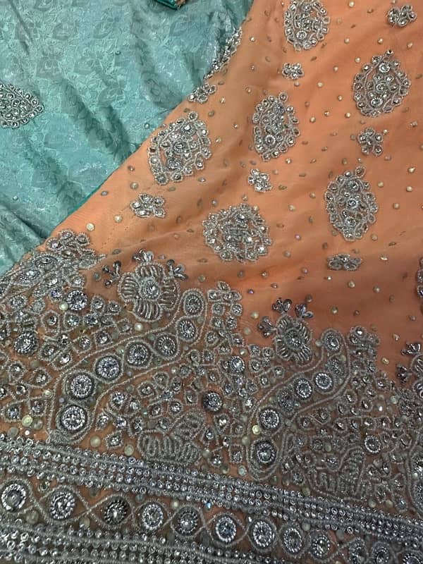 BRAND NEW BRIDAL SHARARA FROM ALISHAN BRIDAL WITH SELL RECEIPT 6