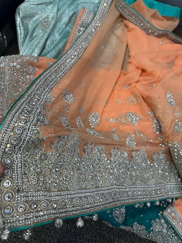 BRAND NEW BRIDAL SHARARA FROM ALISHAN BRIDAL WITH SELL RECEIPT 10