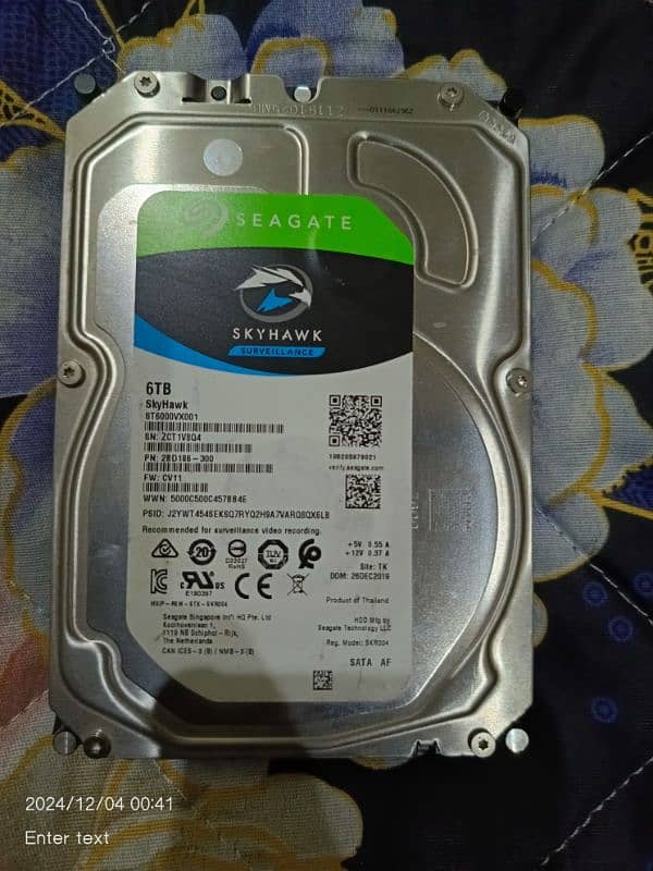 SEAGATE heard driver 6TB 0