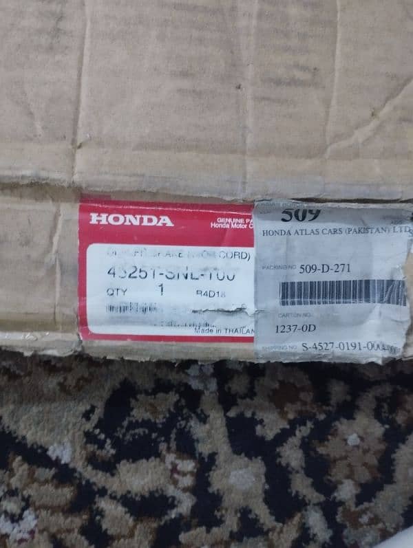 Honda Civic disc wheel Brake Disc 1