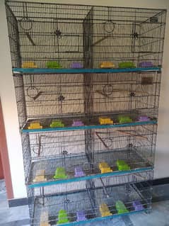 Folding cage with complete accessories for sale