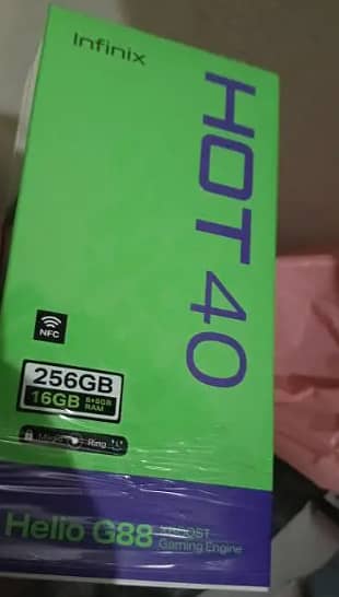 Infinix Hot 40 (8+8) and 256GB 0