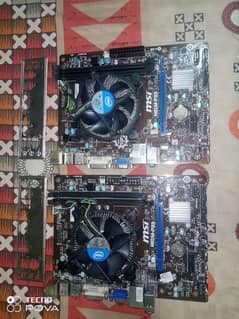 Msi H81m p33 +Xeon E3 1220v3 equal i5 4590 4th gen +2x8GB 16GB Rams