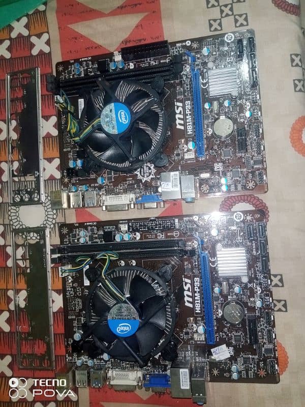 Msi H81m p33 +Xeon E3 1220v3 equal i5 4590 4th gen +2x8GB 16GB Rams 1