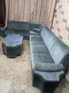 L shaped sofa set for sell only in 24,000