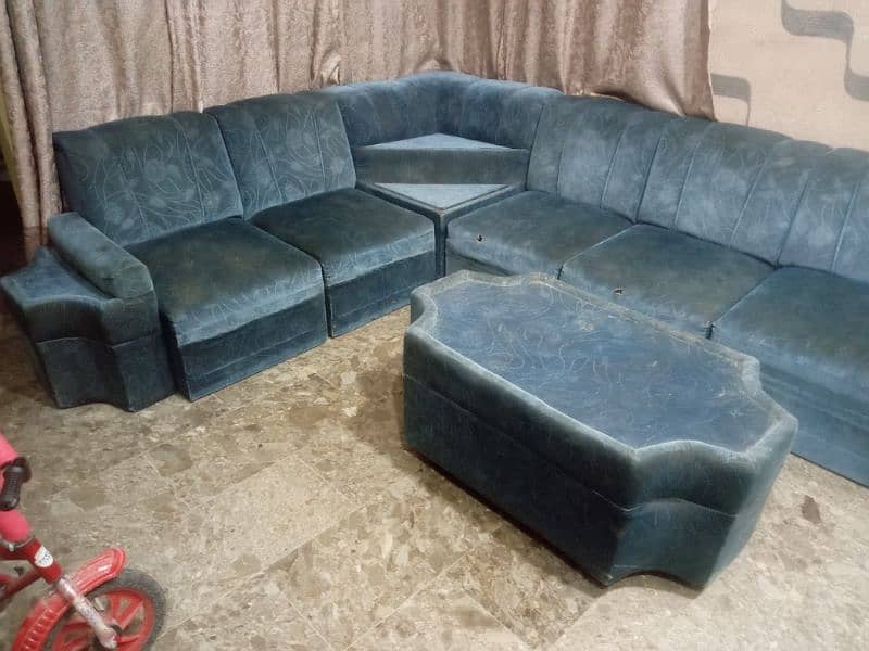 L shaped sofa set for sell only in 24,000 1