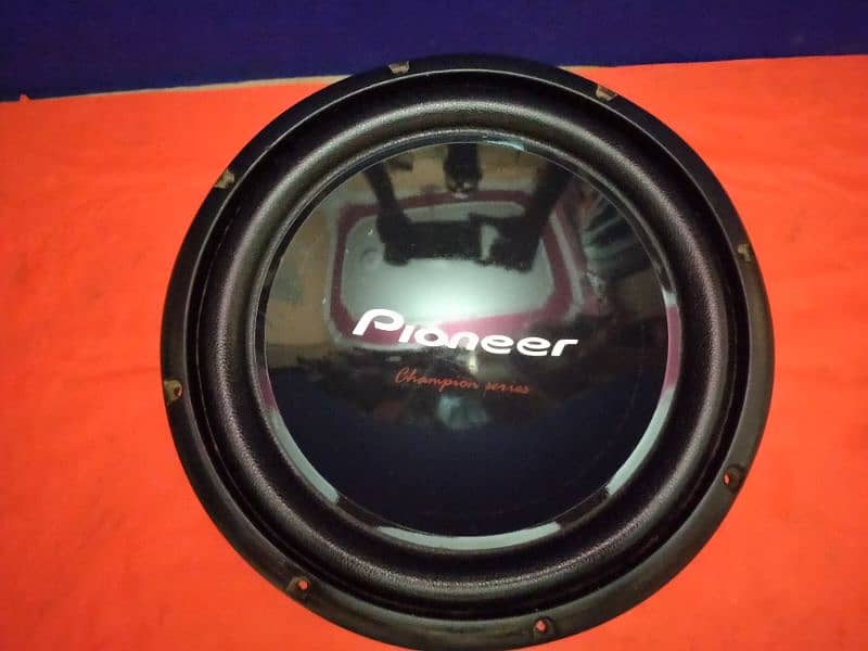 pioneer woofer 309D4 double coil, bass support on heavy amplifiers 2