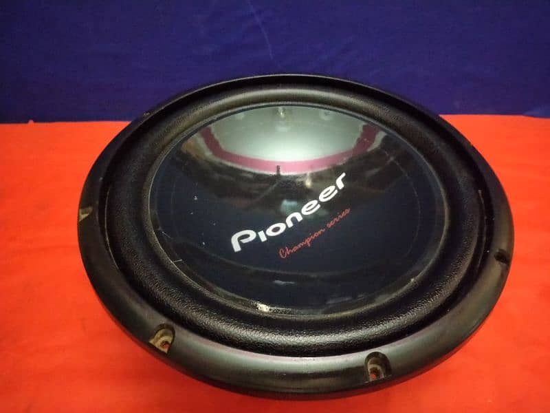 pioneer woofer 309D4 double coil, bass support on heavy amplifiers 3