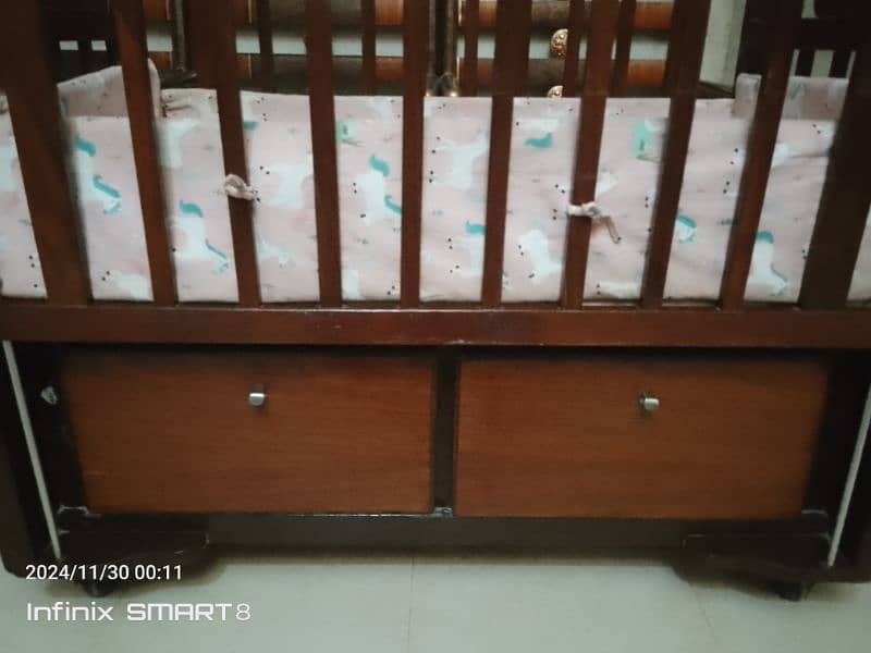 wooden baby cot for sale bcoz of no space 1