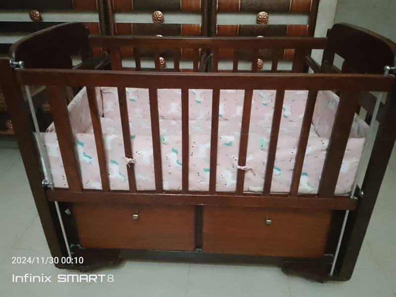 wooden baby cot for sale bcoz of no space 2