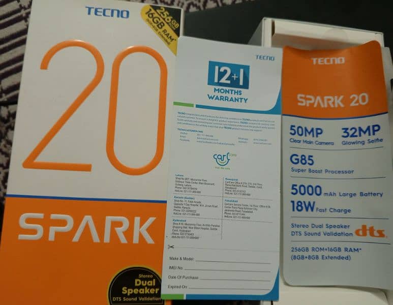 Techno Spark 20 ( 16GB Ram - 256 GB Rom ) 0