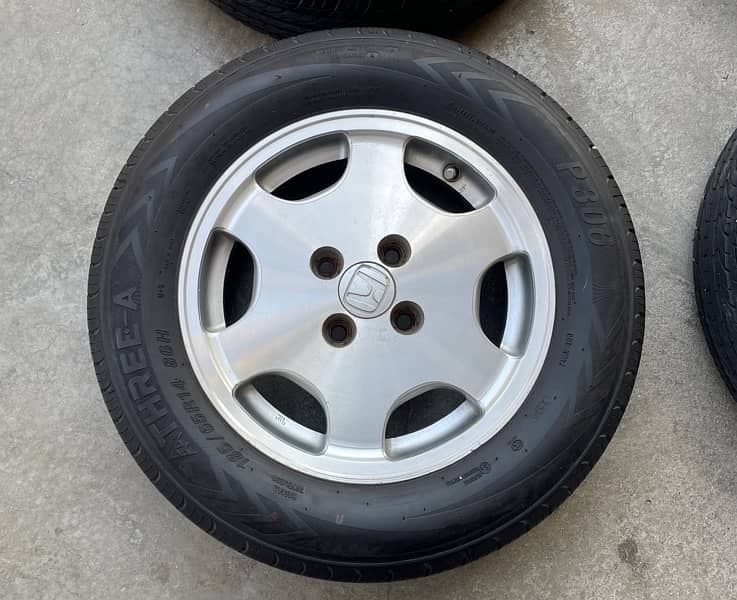 Brand New Tyres Alloy Rims Set Both New 7