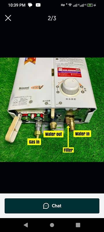 Rinnai  Water Geyser and sale Rinnai  Blower Fan Heater 0