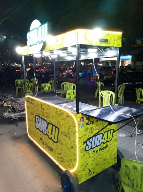 heavy customize Sub Burger Cart so bhot expensive banwaye thi Sutter 1