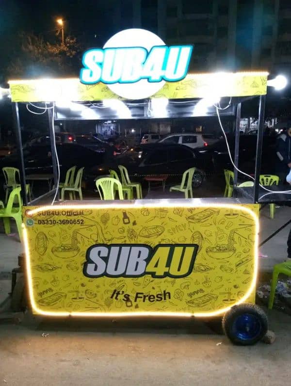 heavy customize Sub Burger Cart so bhot expensive banwaye thi Sutter 2