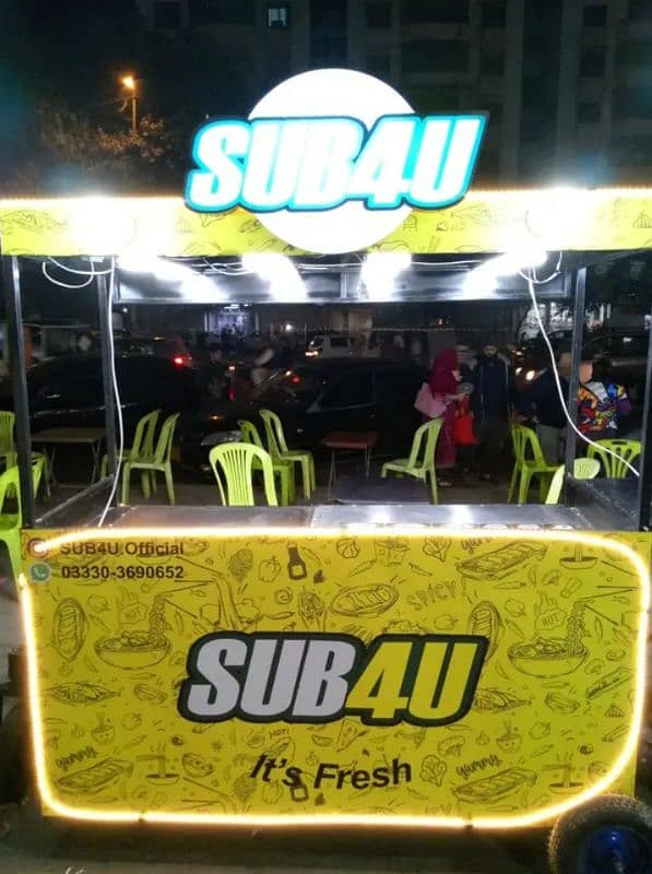 heavy customize Sub Burger Cart so bhot expensive banwaye thi Sutter 3