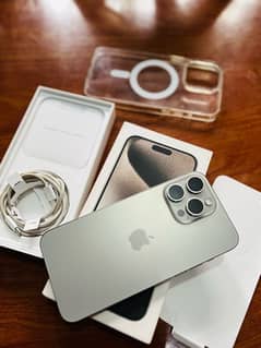 APPLE IPHONE 15 PRO MAX 10/10 FU FULL BOX IN WARRANTY JUST LIKE NEW