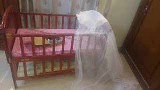 Baby Bed with mattress,swinga and net