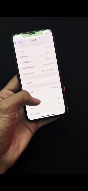 Iphone X 256 GB 7