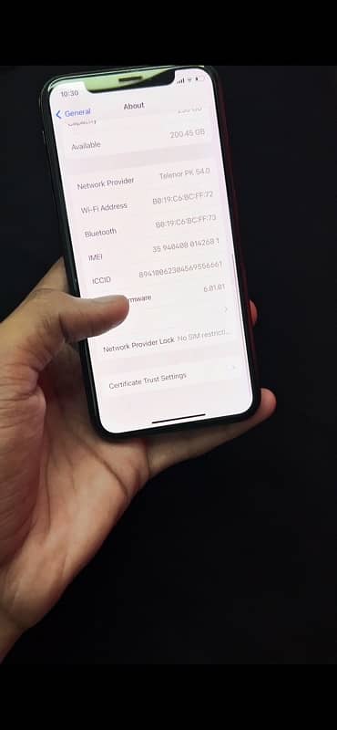 Iphone X 256 GB 8