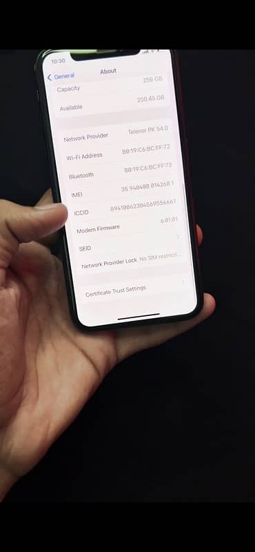 Iphone X 256 GB 9