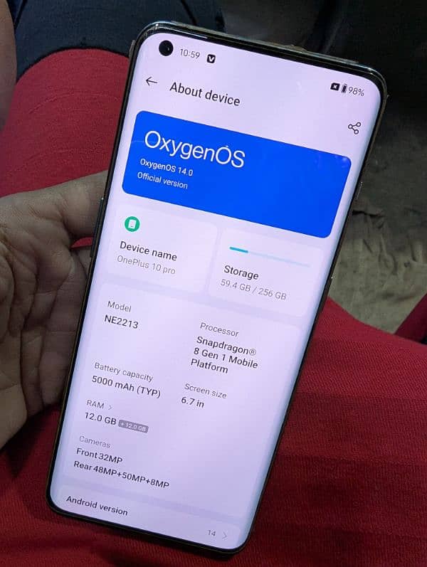 OnePlus. 10pro Non pTa 10 by 10 condition 6