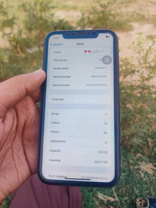 Iphone 11 Factory unlock 128gb LLA model waterpack. 2