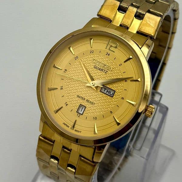 men's stainless steel analogue  watch 3