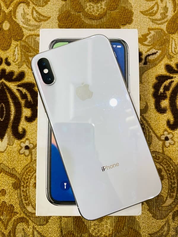 iPhone X 256gb pta approved complete box 0