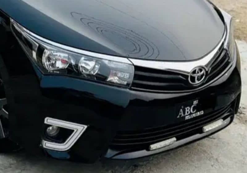 Corolla Gli 2016 Model Bumper And Lights 7