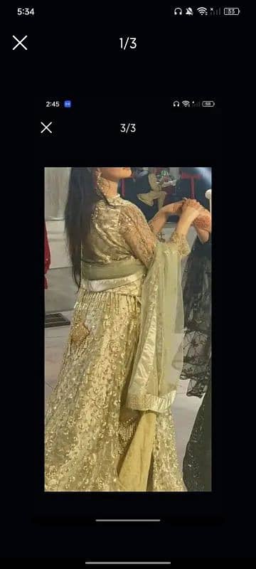 new latest double lehnga choli full flairy 4 piece 2