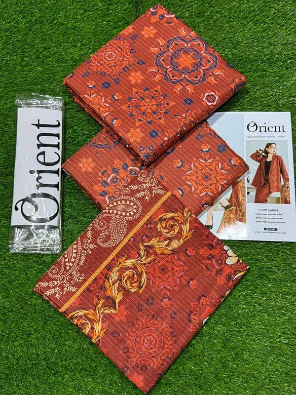 *ORIENT  KHADDAR DIGITAL PRINT VOLUME*   *KHADDAR Airjet Fabric* 3