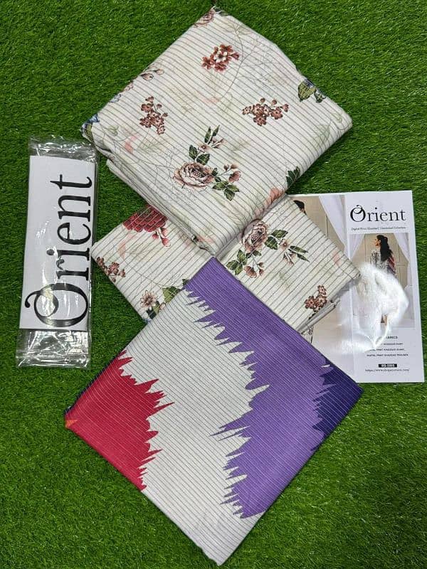 *ORIENT  KHADDAR DIGITAL PRINT VOLUME*   *KHADDAR Airjet Fabric* 7