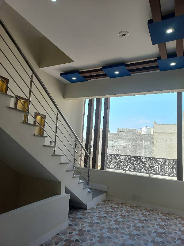 Brand New West open Luxury style Duble Story House for Sale in Saadi Garden V. I. P Block. 7