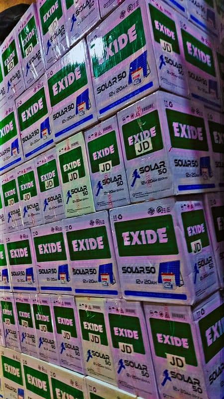 All kinds of Exide Battery. UPS Battery Solar Battery AGS DAEWOO OSAKA 2