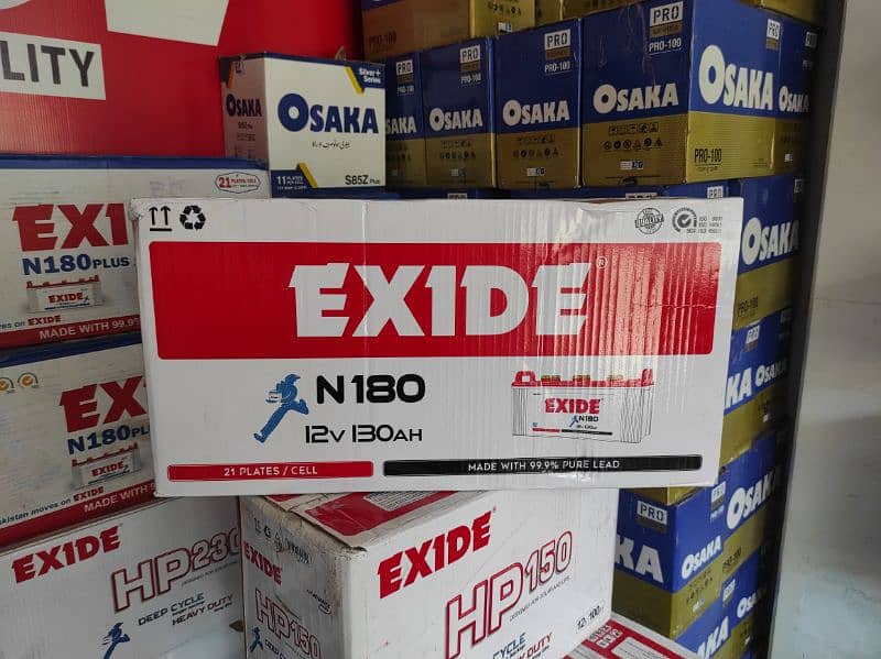 All kinds of Exide Battery. UPS Battery Solar Battery AGS DAEWOO OSAKA 5