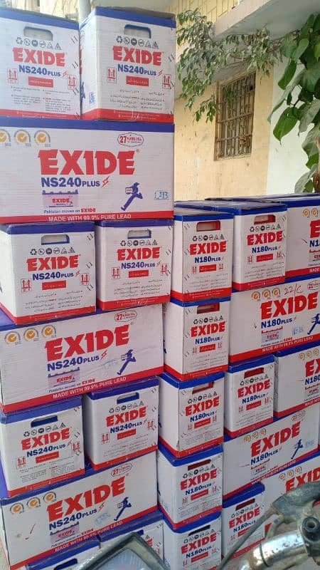 All kinds of Exide Battery. UPS Battery Solar Battery AGS DAEWOO OSAKA 16