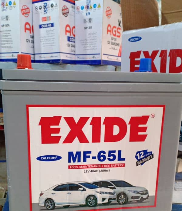 All kinds of Exide Battery. UPS Battery Solar Battery AGS DAEWOO OSAKA 18