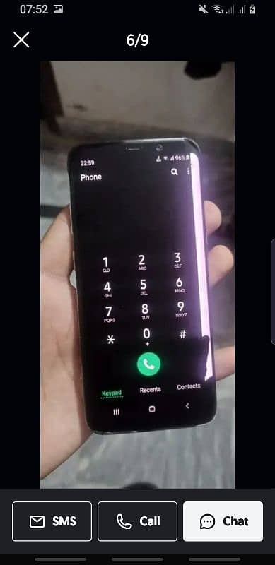 samsung s8 4/64 dual sim pta approved. (03306745574) 4