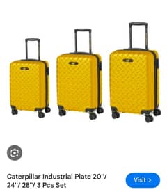 Caterpillar Brand New Luggage Bags Set of 3