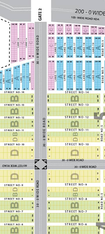 Corner 320 Sq Yd Plot Available In Block-4 Saadi Town (40 Feet Road) 0