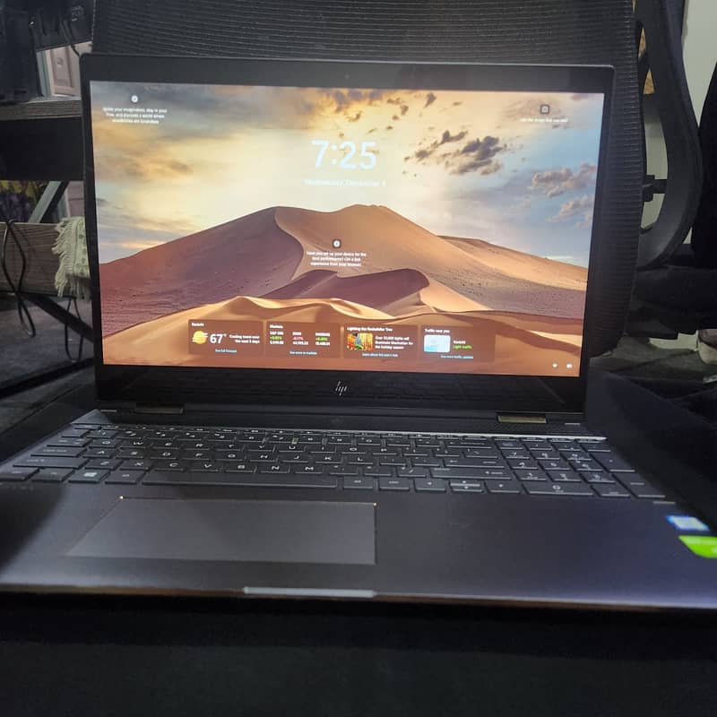 HP Spectre x360 Core i7 8th Generation, RAM 16 GB 64 bit operating sys 0